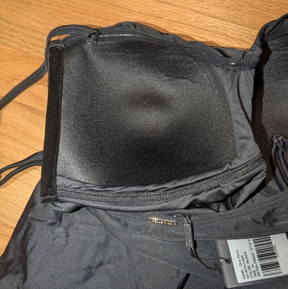 RELLECIGA Women's Tummy Control Swimwear Strapless One Piece Swimsuit X-LARGE - Picture 5 of 7